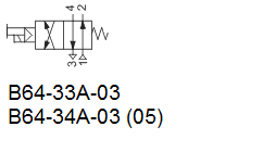 пневмосхема В64-34А-03, в64-33А-03